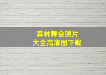 森林舞会照片大全高清图下载