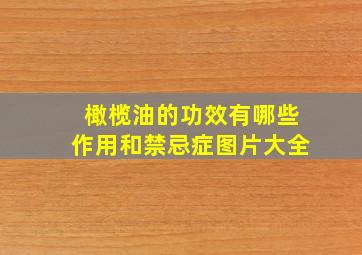 橄榄油的功效有哪些作用和禁忌症图片大全