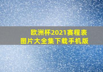 欧洲杯2021赛程表图片大全集下载手机版