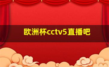 欧洲杯cctv5直播吧