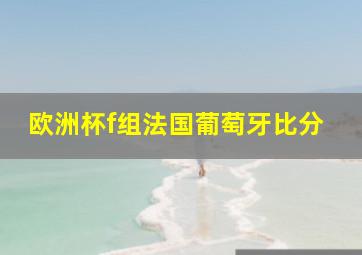 欧洲杯f组法国葡萄牙比分