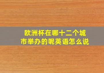 欧洲杯在哪十二个城市举办的呢英语怎么说