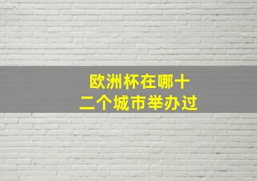 欧洲杯在哪十二个城市举办过