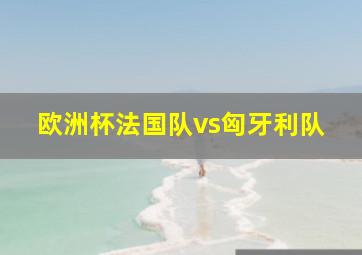 欧洲杯法国队vs匈牙利队