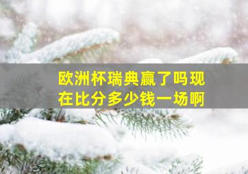 欧洲杯瑞典赢了吗现在比分多少钱一场啊