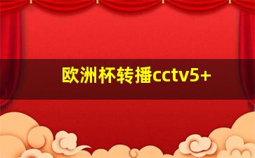 欧洲杯转播cctv5+