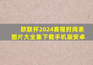 欧联杯2024赛程时间表图片大全集下载手机版安卓