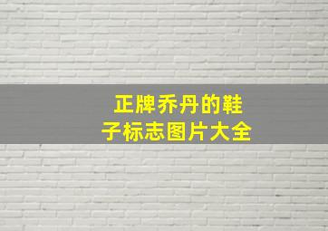 正牌乔丹的鞋子标志图片大全