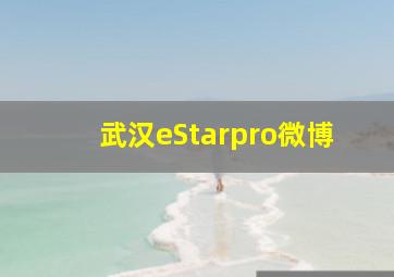 武汉eStarpro微博