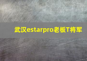 武汉estarpro老板T将军