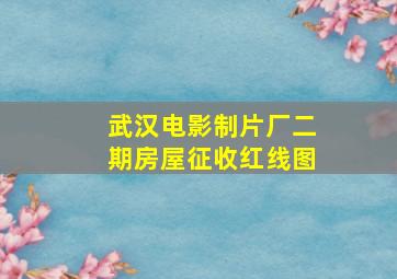 武汉电影制片厂二期房屋征收红线图