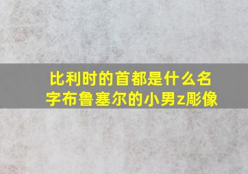 比利时的首都是什么名字布鲁塞尔的小男z彫像