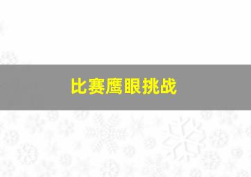 比赛鹰眼挑战