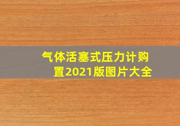 气体活塞式压力计购置2021版图片大全