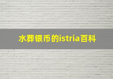 水葬银币的istria百科