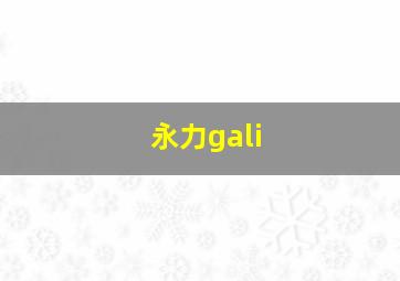 永力gali