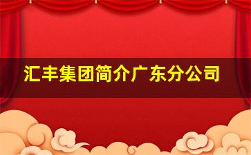 汇丰集团简介广东分公司