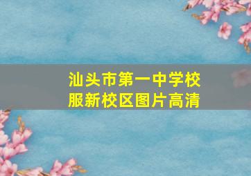 汕头市第一中学校服新校区图片高清