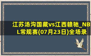 江苏汤沟国藏vs江西赣驰_NBL常规赛(07月23日)全场录像