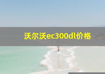 沃尔沃ec300dl价格