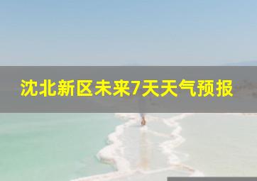 沈北新区未来7天天气预报