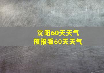 沈阳60天天气预报看60天天气