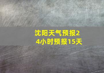 沈阳天气预报24小时预报15天