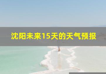 沈阳未来15天的天气预报