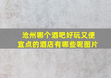 沧州哪个酒吧好玩又便宜点的酒店有哪些呢图片