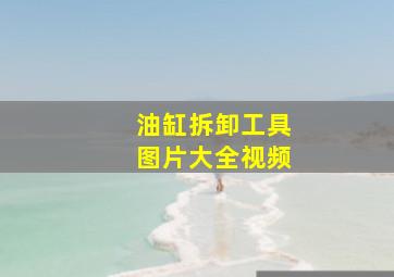 油缸拆卸工具图片大全视频