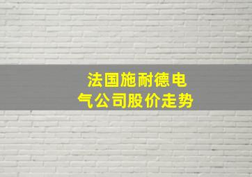 法国施耐德电气公司股价走势