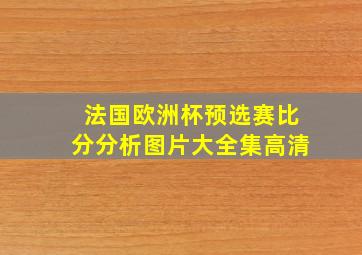 法国欧洲杯预选赛比分分析图片大全集高清