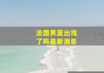 法国男篮出线了吗最新消息