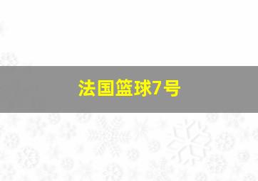 法国篮球7号