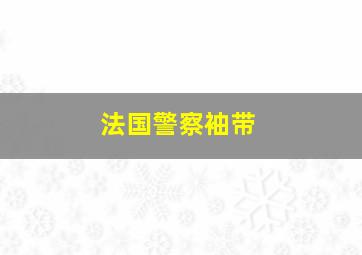 法国警察袖带