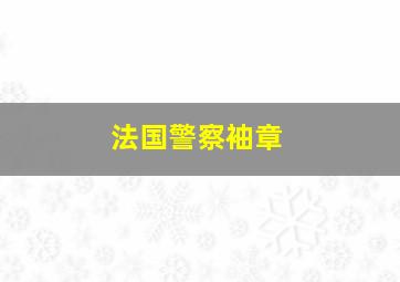 法国警察袖章