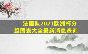 法国队2021欧洲杯分组图表大全最新消息查询