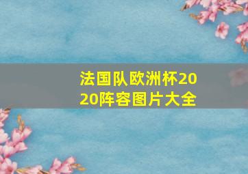 法国队欧洲杯2020阵容图片大全