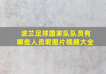 波兰足球国家队队员有哪些人员呢图片视频大全