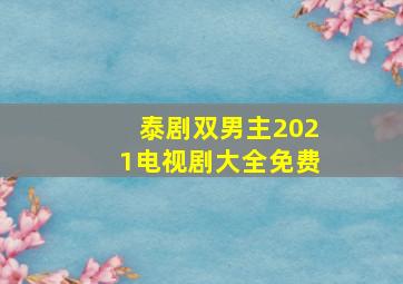 泰剧双男主2021电视剧大全免费