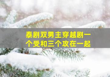 泰剧双男主穿越剧一个受和三个攻在一起