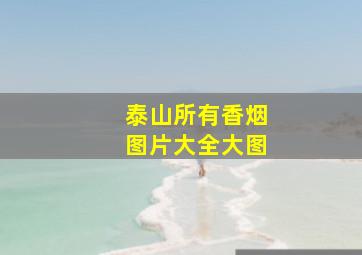 泰山所有香烟图片大全大图