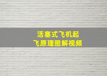 活塞式飞机起飞原理图解视频