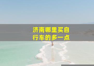 济南哪里买自行车的多一点