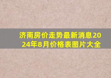 济南房价走势最新消息2024年8月价格表图片大全