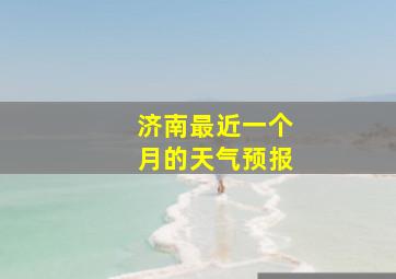 济南最近一个月的天气预报