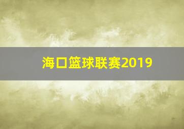 海口篮球联赛2019