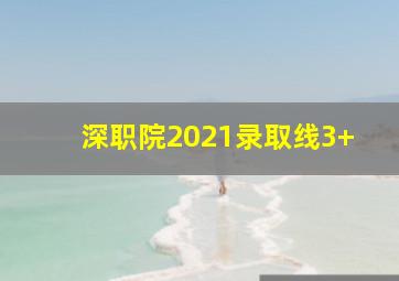 深职院2021录取线3+