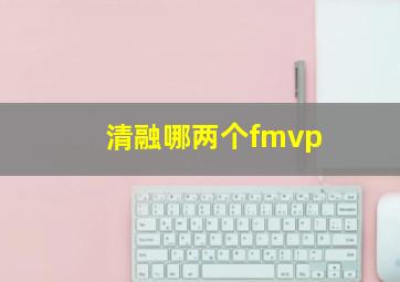 清融哪两个fmvp