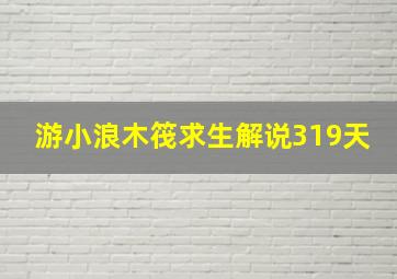 游小浪木筏求生解说319天